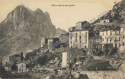 Carte postale ancienne Ota — Golfe de Porto (Corse-du-Sud)