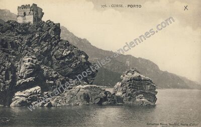 Carte postale ancienne Porto — Golfe de Porto (Corse-du-Sud)
