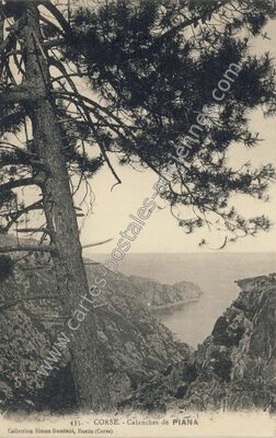 Carte postale ancienne Calanches de Piana — Calanches de Piana (Corse-du-Sud)