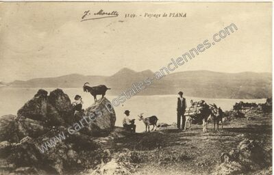 Carte postale ancienne Piana — Calanches de Piana (Corse-du-Sud)