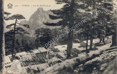 Carte postale ancienne Col de Bavella — Col de Bavella (Corse-du-Sud)