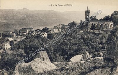 Carte postale ancienne La Corse — Zonza (Corse-du-Sud)