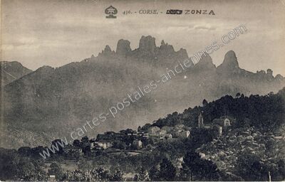 Carte postale ancienne CORSE — Zonza (Corse-du-Sud)