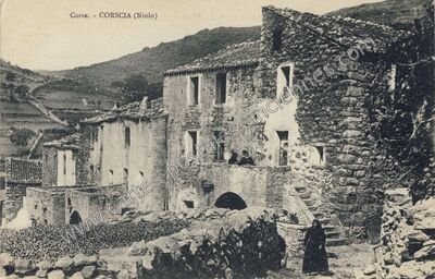 Carte postale ancienne Corscia — Corscia (Haute-Corse)