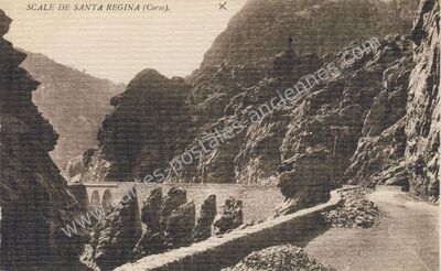 Carte postale ancienne Santa Regina — Corscia (Haute-Corse)