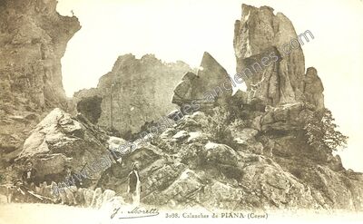 Carte postale ancienne Calanches — Calanches de Piana (Corse-du-Sud)