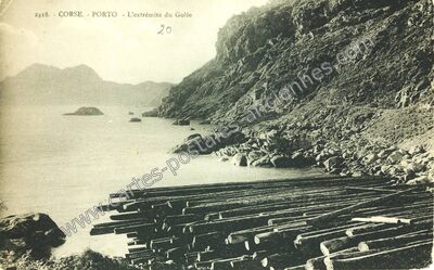 Carte postale ancienne Golfe de Porto — Golfe de Porto (Corse-du-Sud)