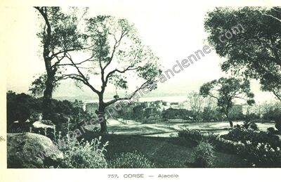 Carte postale ancienne Corse — Ajaccio (Corse-du-Sud)