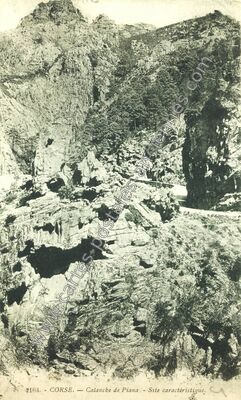 Carte postale ancienne Site caractéristique — Calanches de Piana (Corse-du-Sud)