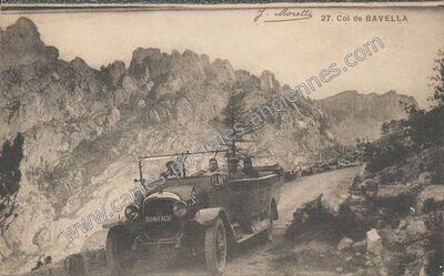 Carte postale ancienne Col de Bavella — Col de Bavella (Corse-du-Sud)