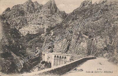 Carte postale ancienne Santa Regina — Corscia (Haute-Corse)