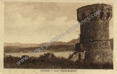 Carte postale ancienne CORSE — Propriano (Corse-du-Sud)
