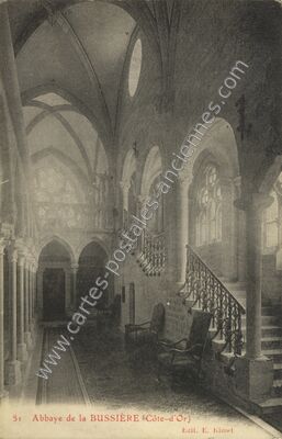 Carte postale ancienne Abbaye de la Bussiere — Non Localisée (Côte-d'Or)
