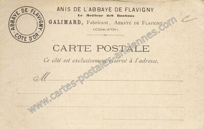Carte postale ancienne Flavigny — Non Localisée (Côte-d'Or)