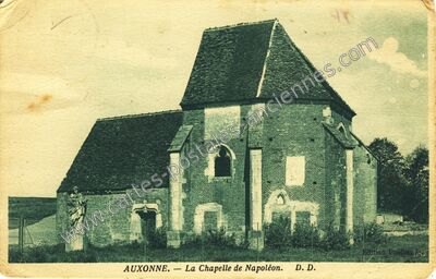 Carte postale ancienne La Chapelle de Napoléon — Auxonne (Côte-d'Or)