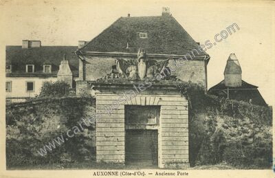 Carte postale ancienne Ancienne Porte — Auxonne (Côte-d'Or)