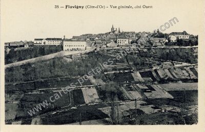 Carte postale ancienne Flavigny — Flavigny-sur-Ozerain (Côte-d'Or)