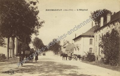 Carte postale ancienne L'Hôpital — Meursault (Côte-d'Or)