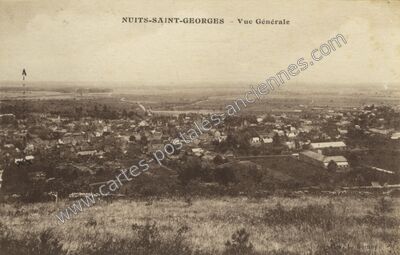 Carte postale ancienne Vue Générale — Nuits-Saint-Georges (Côte-d'Or)