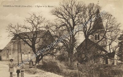 Carte postale ancienne Poiseul la Ville — Poiseul-la-Ville-et-Laperrière (Côte-d'Or)