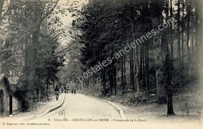 Carte postale ancienne Chatillon sur Seine — Sainte-Colombe-sur-Seine (Côte-d'Or)