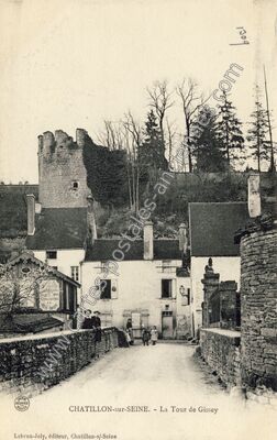 Carte postale ancienne Chatillon sur Seine — Sainte-Colombe-sur-Seine (Côte-d'Or)