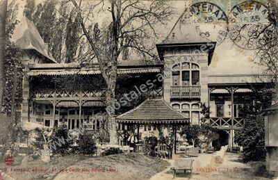 Carte postale ancienne Le Kurs — Santenay (Côte-d'Or)
