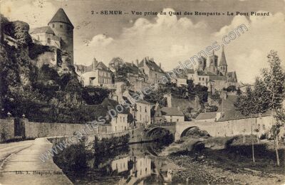 Carte postale ancienne Semur — Semur-en-Auxois (Côte-d'Or)