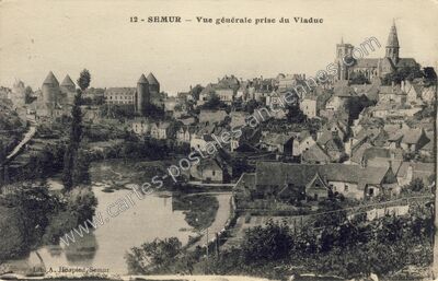 Carte postale ancienne Semur — Semur-en-Auxois (Côte-d'Or)