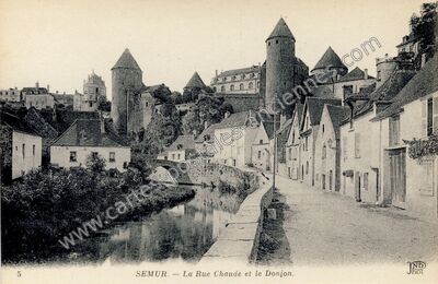 Carte postale ancienne Semur — Semur-en-Auxois (Côte-d'Or)