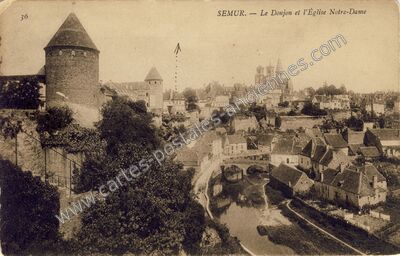 Carte postale ancienne Semur — Semur-en-Auxois (Côte-d'Or)