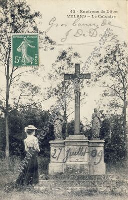 Carte postale ancienne Velars — Velars-sur-Ouche (Côte-d'Or)