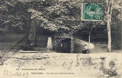 Carte postale ancienne Velars — Velars-sur-Ouche (Côte-d'Or)