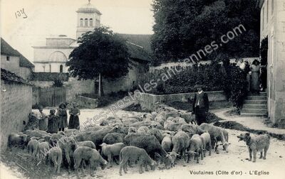 Carte postale ancienne Voulaines — Voulaines-les-Templiers (Côte-d'Or)