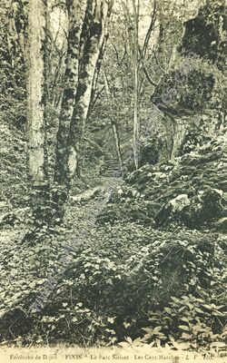 Carte postale ancienne Parc Noisot — Fixin (Côte-d'Or)