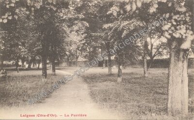 Carte postale ancienne La Perrière — Laignes (Côte-d'Or)