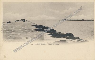 Carte postale ancienne Grau d'Agde — Agde (Hérault)