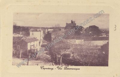 Carte postale ancienne Vue Panoramique — Capestang (Hérault)