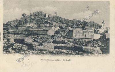 Carte postale ancienne Les Environs de Lodève — Le Caylar (Hérault)