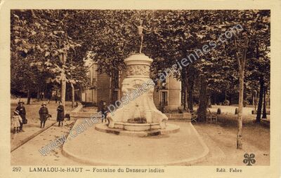 Carte postale ancienne Lamalou le Haut — Lamalou-les-Bains (Hérault)