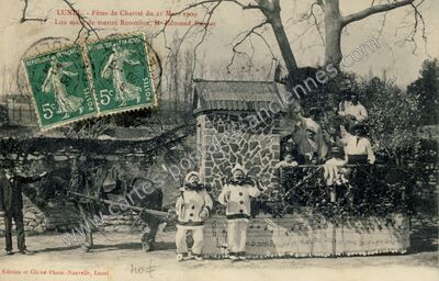 Carte postale ancienne Lunel 1909 — Lunel (Hérault)