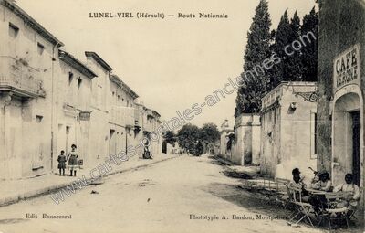 Carte postale ancienne Lunel Viel — Lunel (Hérault)
