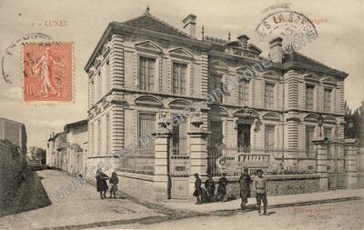 Carte postale ancienne Lunel — Lunel (Hérault)