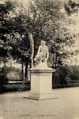 Carte postale ancienne La Statue du Remords — Lunel (Hérault)