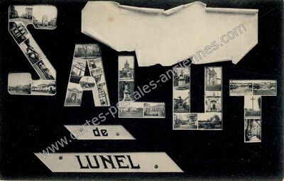 Carte postale ancienne SALTL — Lunel (Hérault)