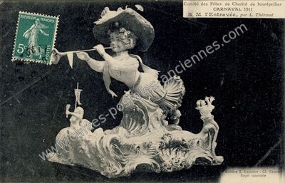 Carte postale ancienne Montpellier 1911 — Montpellier (Hérault)