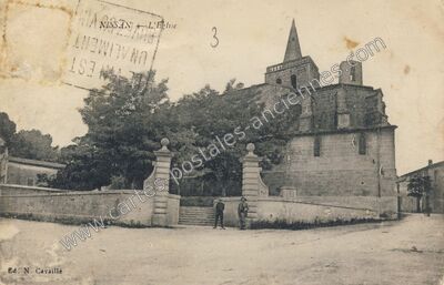 Carte postale ancienne Nissan — Nissan-lez-Enserune (Hérault)