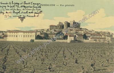 Carte postale ancienne Puissalicon