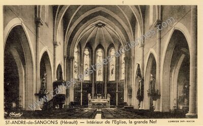 Carte postale ancienne Saint-André-de-Sangonis