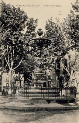 Carte postale ancienne La Nouvelle Fontaine — Saint-André-de-Sangonis (Hérault)